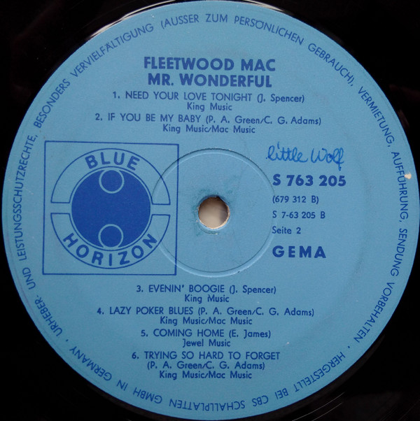 Fleetwood Mac - Mr. Wonderful (LP, Album)