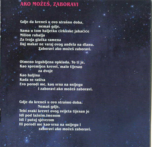 Bijelo Dugme - Uspavanka Za Radmilu M. (CD, Album, Enh, RM)