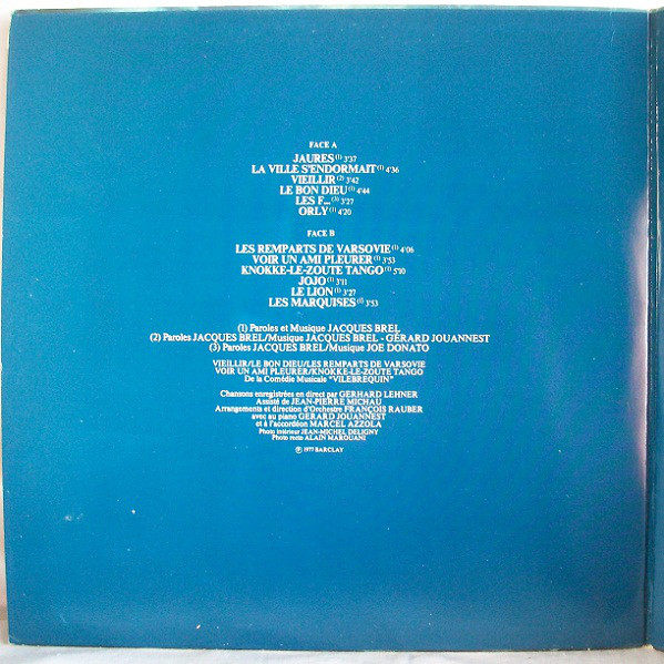 Jacques Brel - Brel (LP, Album)