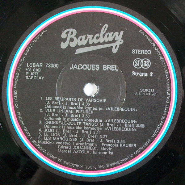 Jacques Brel - Brel (LP, Album)