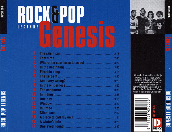 Genesis - Rock & Pop Legends (CD, Album, RE)