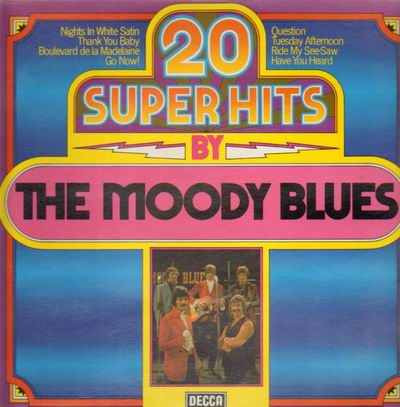 The Moody Blues - 20 Super Hits By The Moody Blues (LP, Comp)