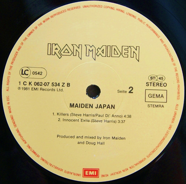 Iron Maiden - Maiden Japan (12