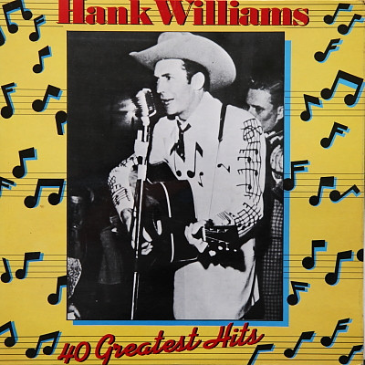 Hank Williams - Hank Williams - 40 Greatest Hits (2xLP, Comp, Gat)