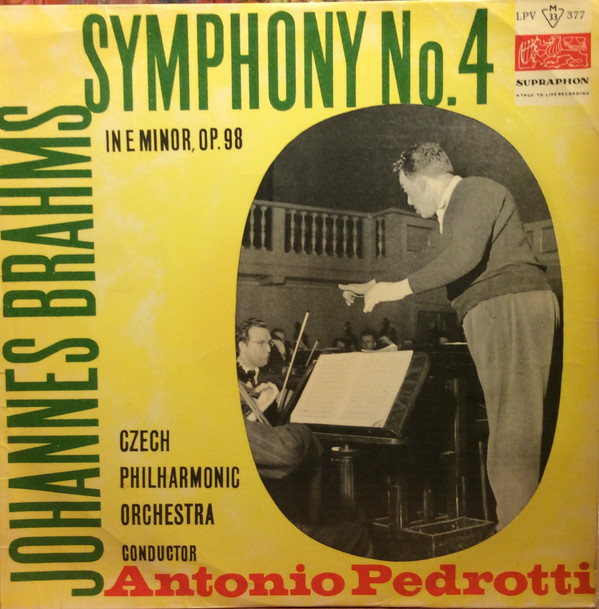 Johannes Brahms - Symphony No. 4 In E Minor, Op. 98 (LP, Mono)