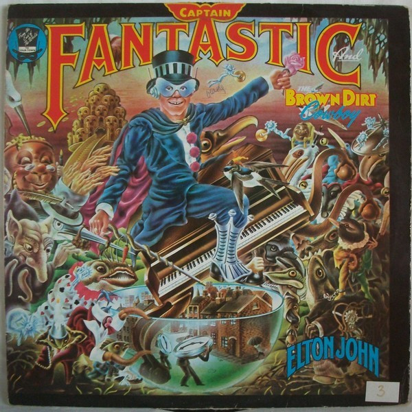 Elton John - Captain Fantastic And The Brown Dirt Cowboy (LP, Album)