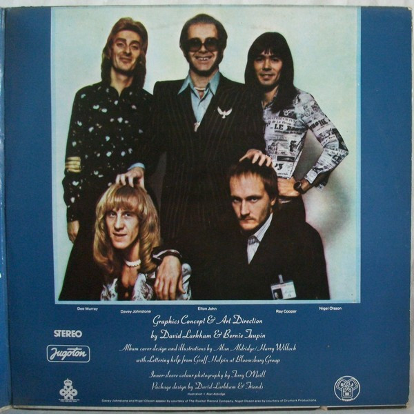 Elton John - Captain Fantastic And The Brown Dirt Cowboy (LP, Album)