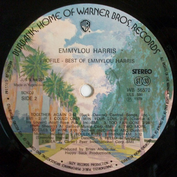 Emmylou Harris - Profile (Best Of Emmylou Harris) (LP, Comp)