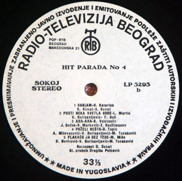 Various - Hit Parada No. 4 (LP, Comp)