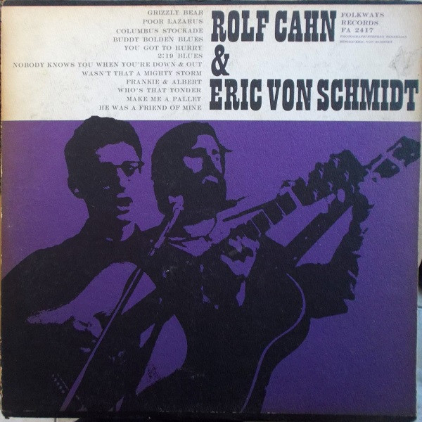Rolf Cahn & Eric Von Schmidt - Rolf Cahn & Eric Von Schmidt (LP)