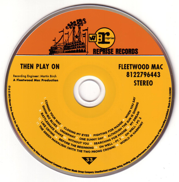 Fleetwood Mac - Then Play On (CD, Album, RE, RM)