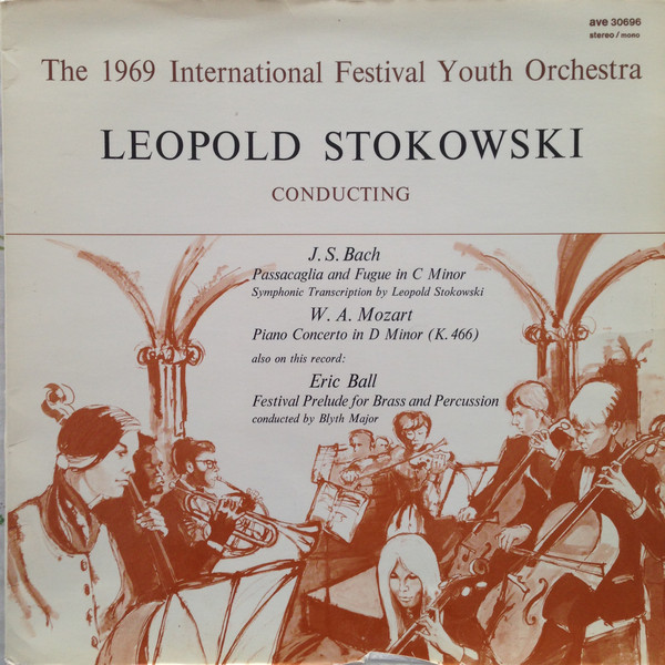 The 1969 International Festival Youth Orchestra, Leopold Stokowski - J. S. Bach / W. A. Mozart / Eric Ball (LP)