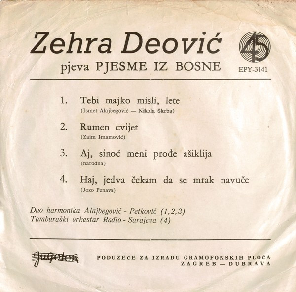 Zehra Deović - Pjesme Iz Bosne (7