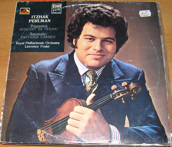 Itzhak Perlman, Paganini*, Sarasate*, Royal Philharmonic Orchestra*, Lawrence Foster - Koncert Za Violinu / Fantazija Carmen (LP, Album)