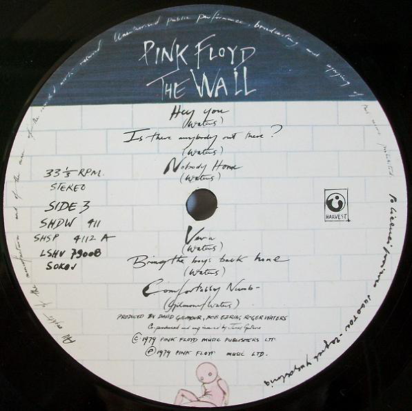 Pink Floyd - The Wall (2xLP, Album, RP)