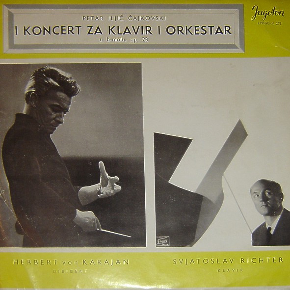 Petar Iljič Čajkovski* - Herbert von Karajan, Svjatoslav Richter* - I Koncert Za Klavir I Orkestar U B-Molu, Op. 23 (LP, Album)