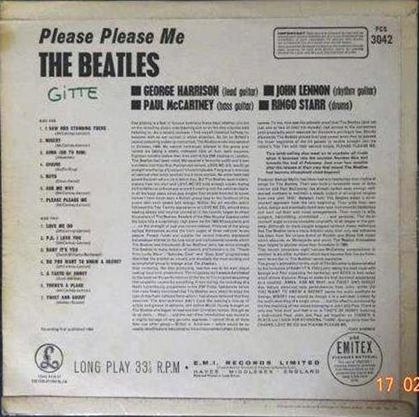 The Beatles - Please Please Me (LP, Album, RP, Bla)