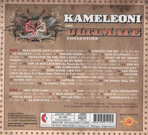 Kameleoni - The Ultimate Collection (2xCD, Comp, Dig)