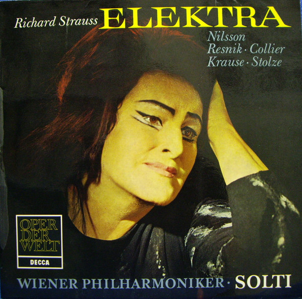 Richard Strauss - Nilsson*, Resnik* • Collier*, Krause* • Stolze*, Wiener Philharmoniker • Solti* - Elektra (LP, RE, RM)