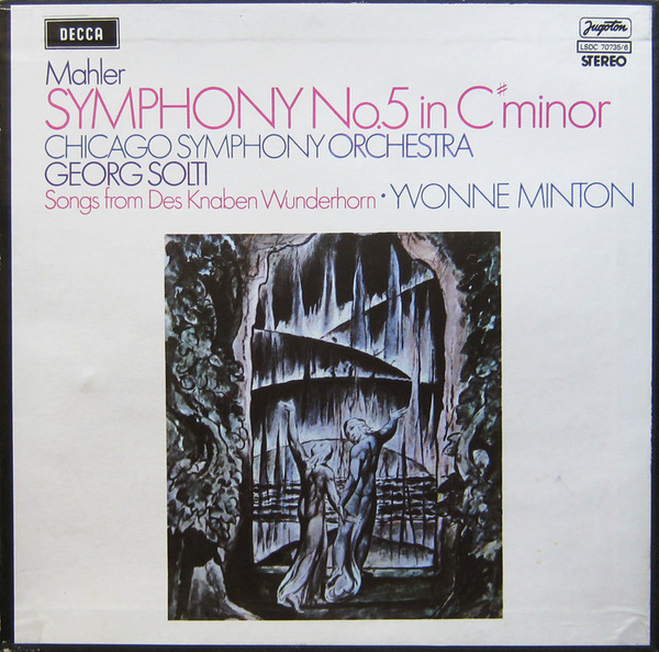 Mahler Chicago Symphony Orchestra Georg Solti Yvonne Minton Symphony No 5 In C Minor Songs From Des Knaben Wunderhorn 2xlp Album Re Box Woodstock Shop
