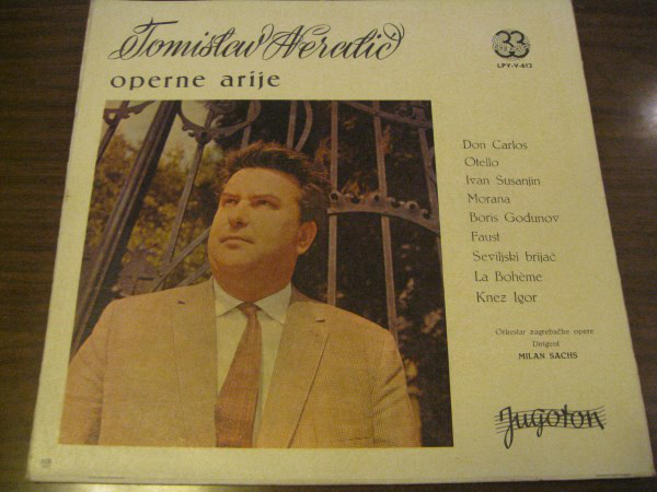 Tomislav Neralić - Operne Arije (LP, Album)