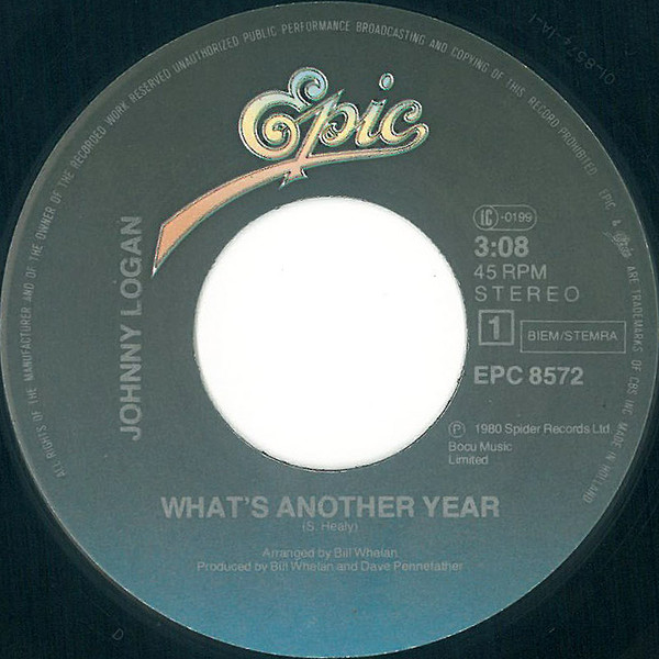 Johnny Logan - What's Another Year (7