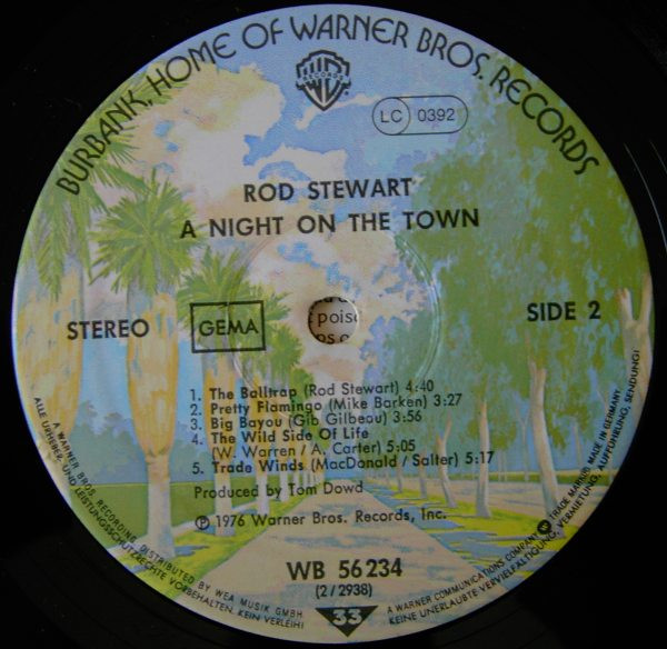 Rod Stewart - A Night On The Town (LP, Album, RP)
