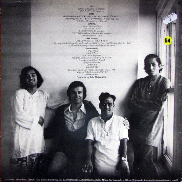 Shakti (2) With John McLaughlin - Shakti With John McLaughlin (LP, Album)