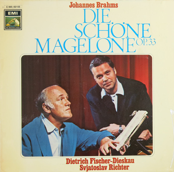 Johannes Brahms, Dietrich Fischer-Dieskau, Svjatoslav Richter* - Die Schöne Magelone Op. 33 (LP)