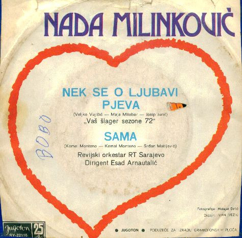 Nada Milinković - Nek Se O Ljubavi Pjeva / Sama (7