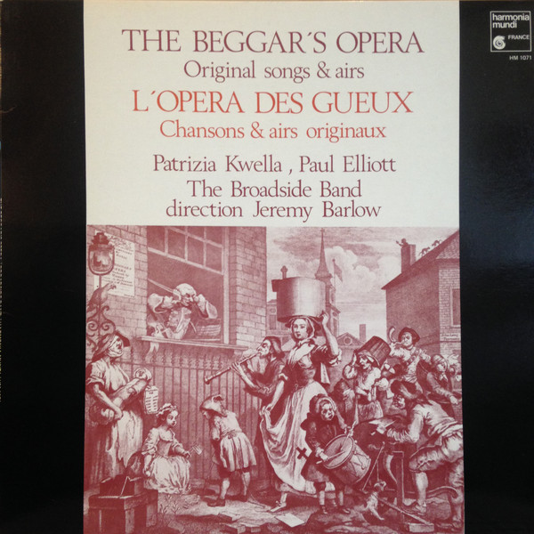 The Broadside Band - L'opera Des Gueux: Chansons Et Airs Originaux (LP)