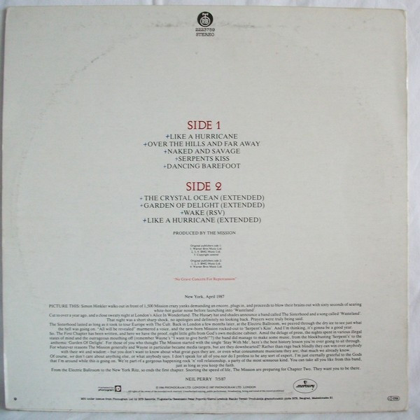 The Mission - The First Chapter (LP, Album, Comp)