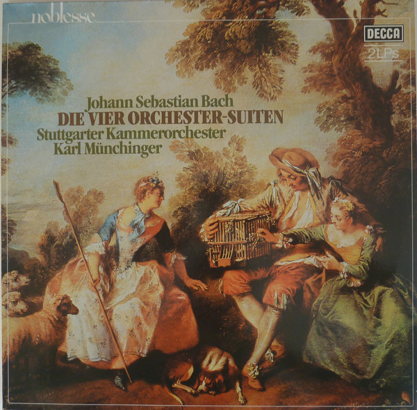 J.S. Bach* - Karl Münchinger, Stuttgart Chamber Orchestra* - Die vier Orchester-Suiten (2xLP, RE)
