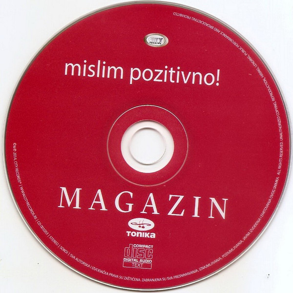 Magazin - Mislim Pozitivno! (CD, Album)