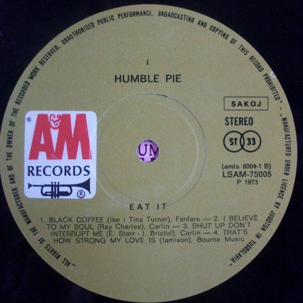 Humble Pie - Eat It (2xLP, Album, Gat)