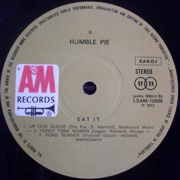 Humble Pie - Eat It (2xLP, Album, Gat)