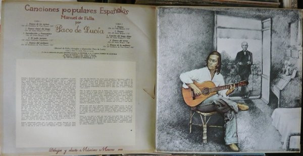 Paco De Lucía - Plays Manuel De Falla (LP, Album, Gat)
