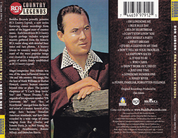 Don Gibson - RCA Country Legends (CD, Comp)