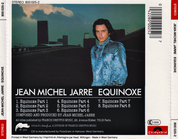 Jean Michel Jarre* - Equinoxe (CD, Album, RE, RP)