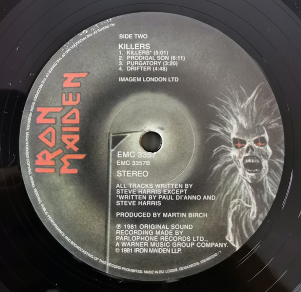 Iron Maiden - Killers (LP, Album, RE, RM, 180)