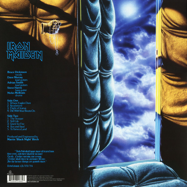 Iron Maiden - Piece Of Mind (LP, Album, RE, RM, 180)