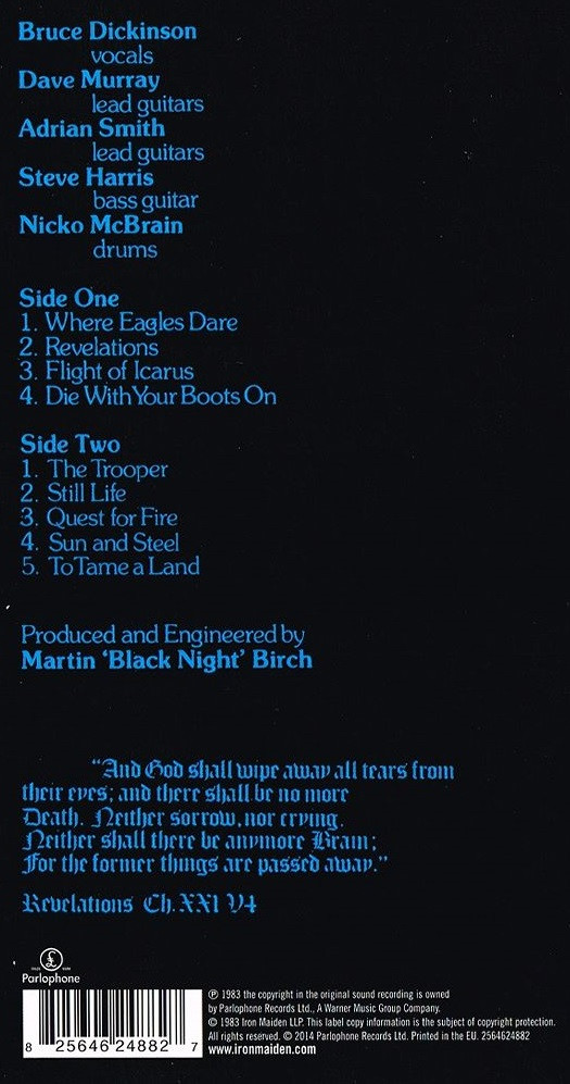 Iron Maiden - Piece Of Mind (LP, Album, RE, RM, 180)