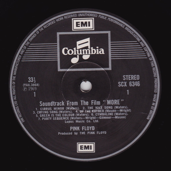Pink Floyd - Soundtrack From The Film 
