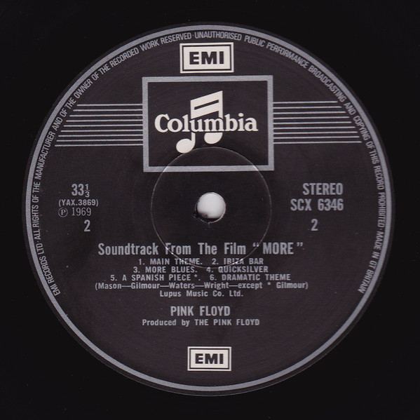 Pink Floyd - Soundtrack From The Film 