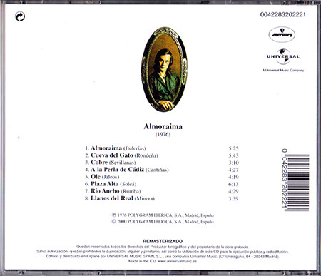 Paco De Lucía - Almoraima (CD, Album, RE, RM)