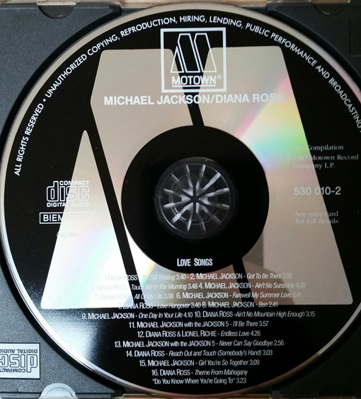 Michael Jackson / Diana Ross - Love Songs (CD, Comp)