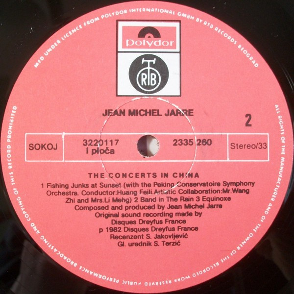 Jean-Michel Jarre - The Concerts In China (2xLP, Album, RE)