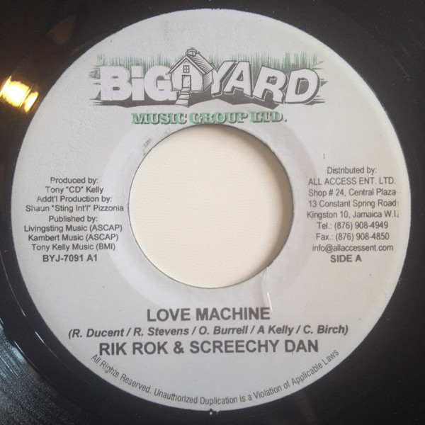 Rik Rok & Screechy Dan - Love Machine (7
