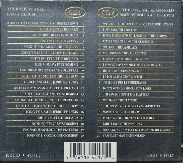 Various - Rock 'N' Roll : Gold Collection: 40 Classic Performances (2xCD, Comp, Gol)
