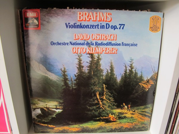Brahms* - French National Radio Orchestra* / David Oistrakh* / Otto Klemperer - Brahms Violin Concerto In D Major, Op. 77 (LP, Album)